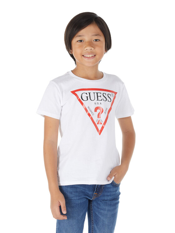 Guess T-krekls L73I55 K8HM0 Balts Regular Fit