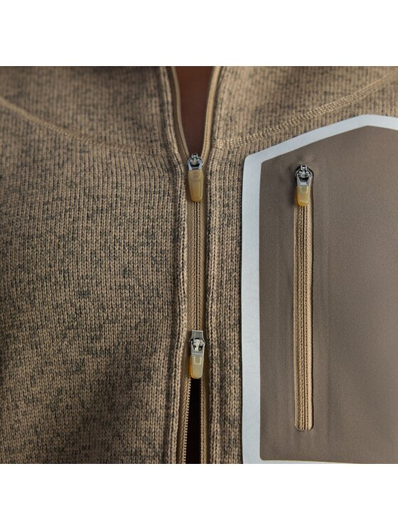 adidas by Stella McCartney adidas by Stella McCartney Dres By Stella McCartney CLIMAWARM Running Full-Zip Midlayer Brązowy Regular Fit