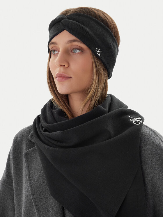Calvin Klein Calvin Klein Textilná čelenka Fine LV04F8019G Čierna
