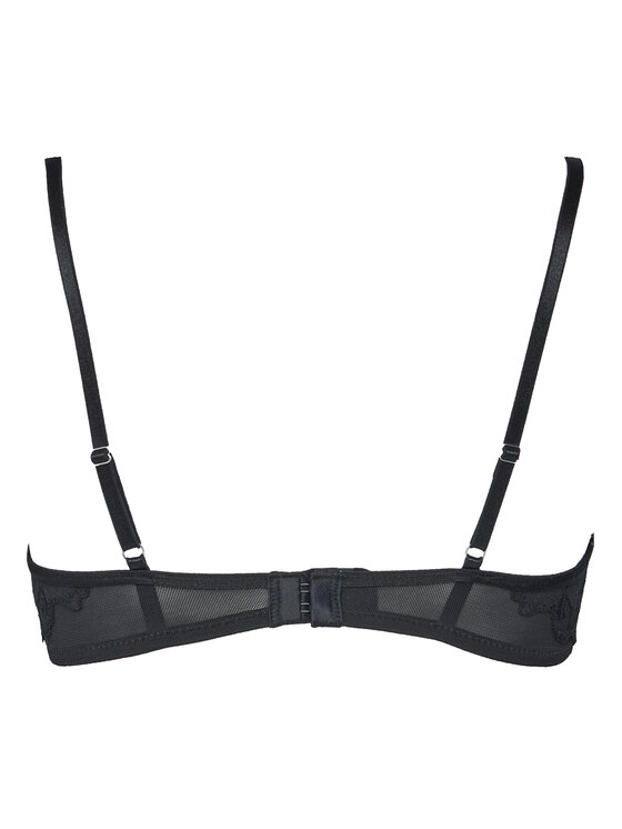 Hunkemöller Hunkemöller Podprsenka s kosticemi Ingrid 300469 Černá