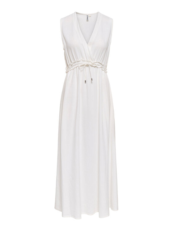 ONLY ONLY Vestito estivo Goa 15363694 Bianco Regular Fit