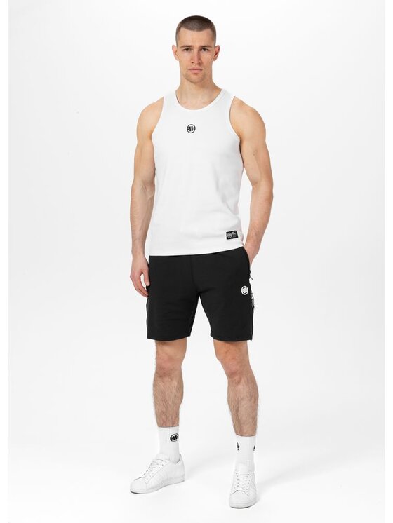 PITBULL PITBULL Tank top Small Logo Biały Regular Fit