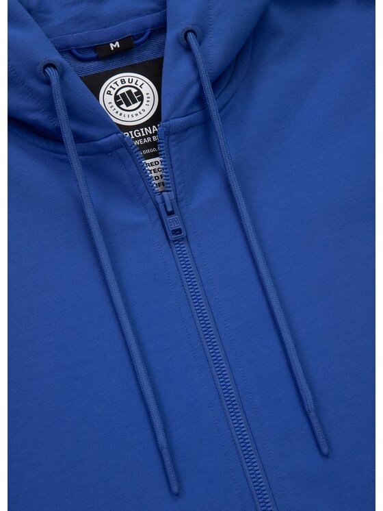 PITBULL PITBULL Bluza SMALL LOGO NUGGET Niebieski Regular Fit
