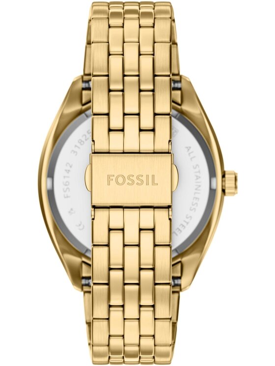Fossil Fossil Zegarek FS6142 Złoty