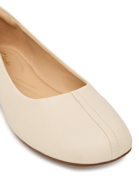 Clarks Clarks Baleríny Livia Lily 26186640 Écru
