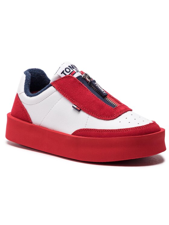 Tommy Jeans Tommy Jeans Sneakersy Zipper Light Sneaker EN0EN00393 Červená