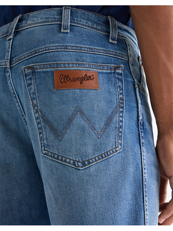 Wrangler Wrangler Szorty jeansowe TEXAS SHORTS Niebieski Regular Fit
