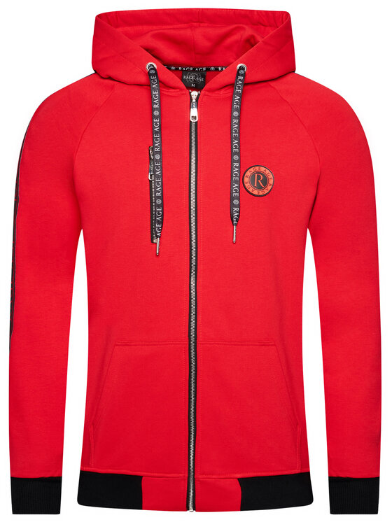Rage Age Rage Age Анцуг Harrier Zip 2 Червен Slim Fit