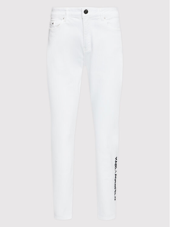 KARL LAGERFELD KARL LAGERFELD Jeansy 221W1101 Biały Regular Fit