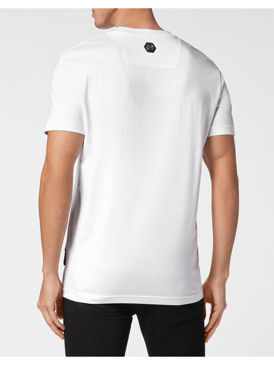 PHILIPP PLEIN PHILIPP PLEIN T-Shirt 15639 Biały Regular Fit
