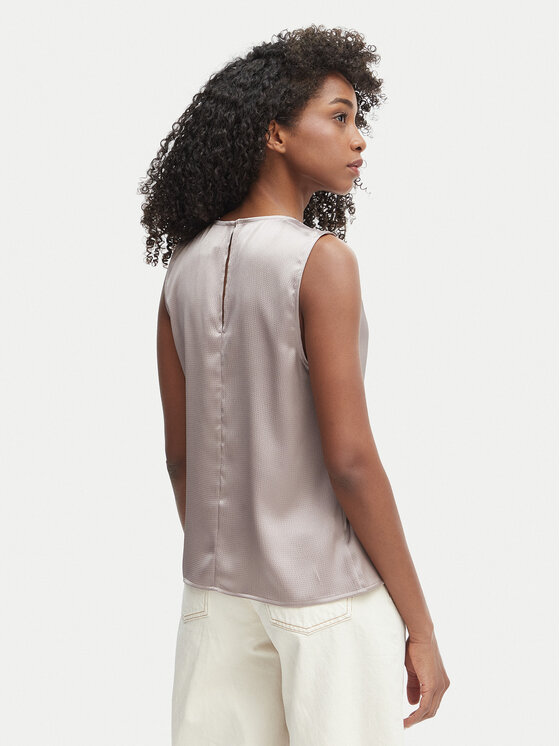 Calvin Klein Calvin Klein Bluzka LV044F144G Szary Regular Fit
