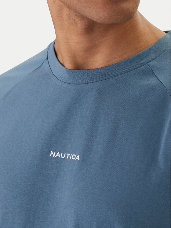 Nautica Nautica Tricou NCC04498 Albastru Regular Fit