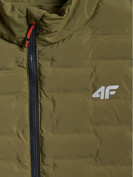 4F 4F Kamizelka TREKKING Khaki Regular Fit