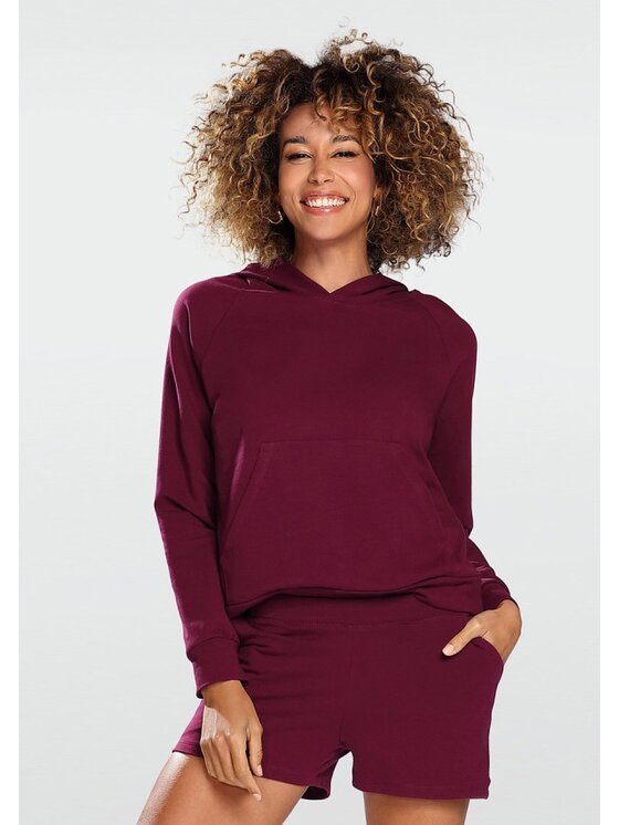 DKaren Sport DKaren Sport Dres Kkoko Bordowy Slim Fit