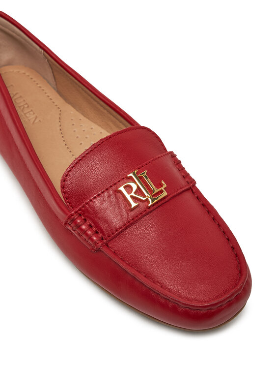 LAUREN RALPH LAUREN LAUREN RALPH LAUREN Mokasyny Barnsbury 802852847021 Czerwony
