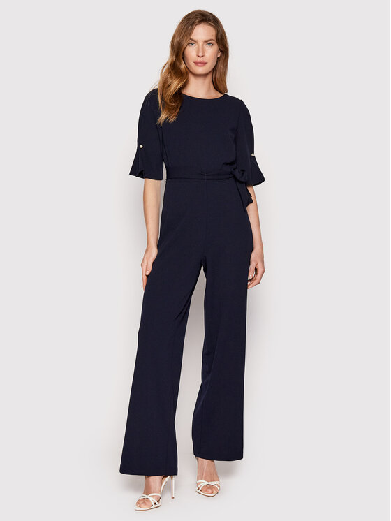 dkny navy jumpsuit