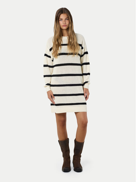 Noisy May Noisy May Pletena obleka Maysa 27027577 Bež Loose Fit