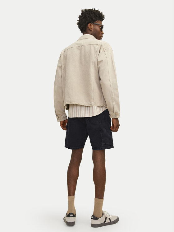 Jack&Jones Jack&Jones Jeansshorts Jjitony 12252814 Schwarz Loose Fit