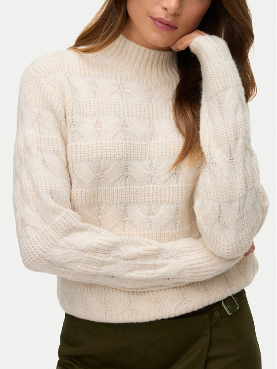 Vero Moda Vero Moda Dolcevita Virgo 10331875 Beige Regular Fit