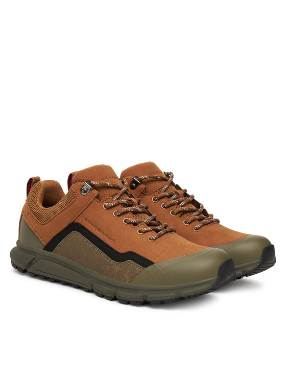 Tommy Hilfiger Tommy Hilfiger Сникърси Outdoor Runner Low Wpm FM0FM05655 Кафяв