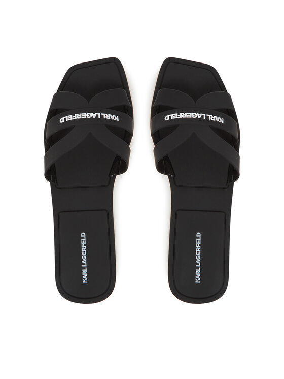 KARL LAGERFELD KARL LAGERFELD Παντόφλες Jelly IV KL80025 Μαύρο