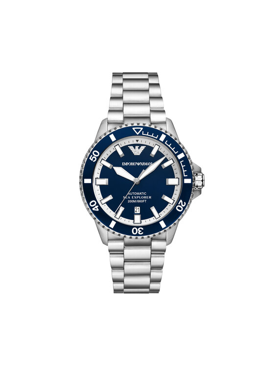 Emporio Armani Hodinky Sea Explorer AR60079 Strieborná