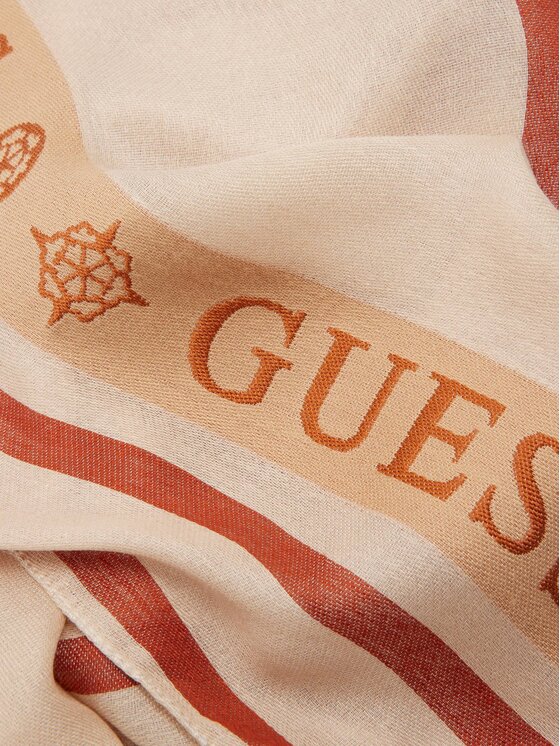 Guess Guess Szalik 170229 Pomarańczowy