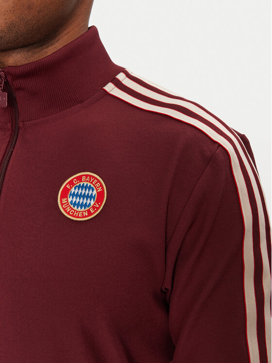 adidas adidas Bluza FC Bayern Terrace JF0582 Czerwony Slim Fit