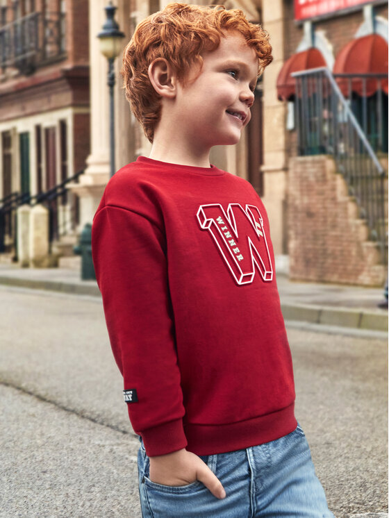 Mayoral Mayoral Felpa 4452 Rosso Regular Fit
