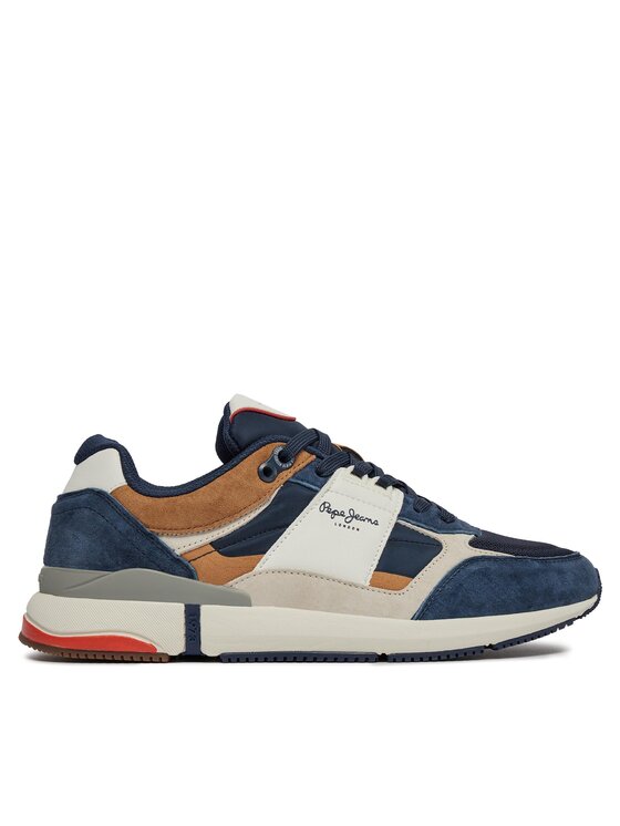 Pepe Jeans Pepe Jeans Sneakersy London Pro Mesh PMS60014 Tmavomodrá