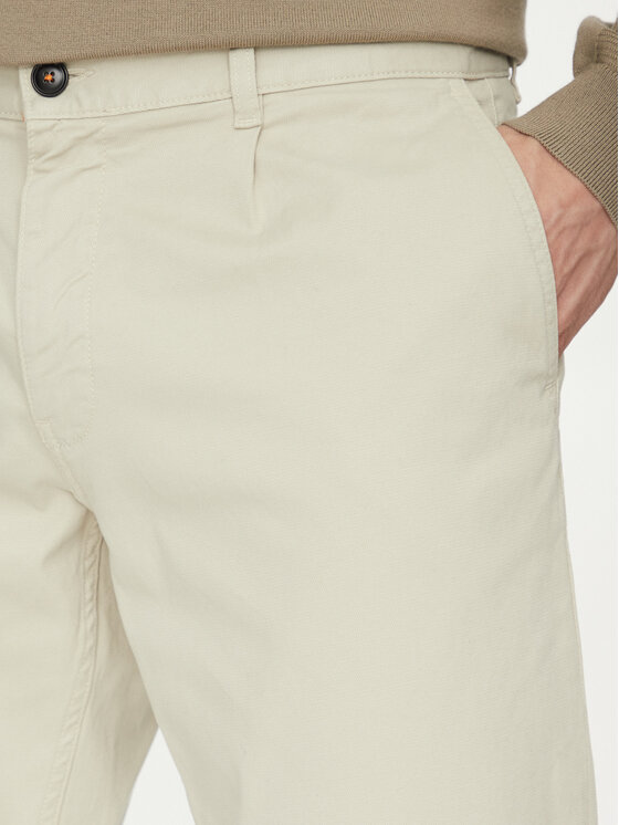 BOSS BOSS Chinosy 50529308 Beżowy Relaxed Fit