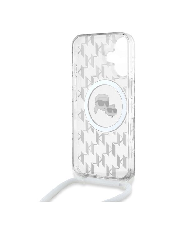 KARL LAGERFELD KARL LAGERFELD Etui na telefon iPhone 16 Przezroczysty