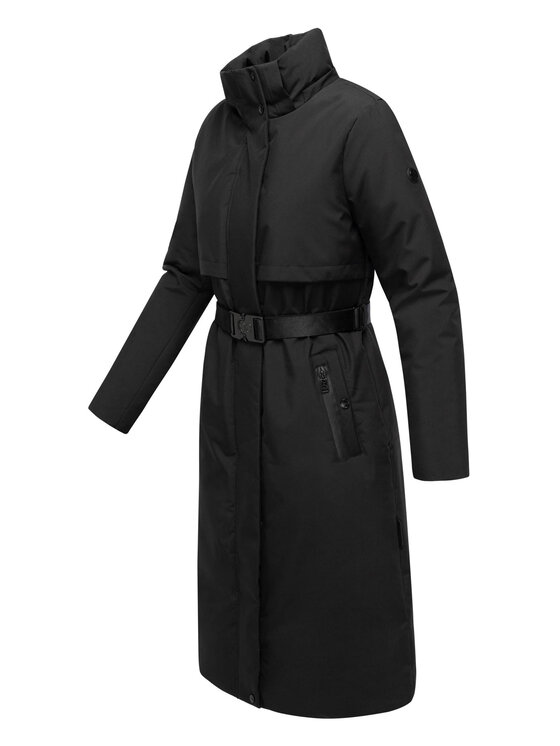 Navahoo Navahoo Kurtka zimowa Waldbummler Czarny Regular Fit