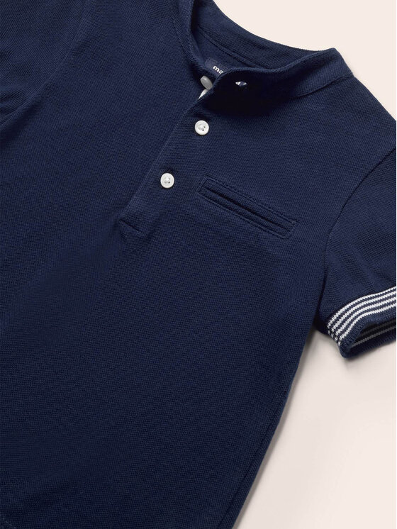 Mayoral Mayoral Komplet polo i spodenki 1296 Biały Regular Fit