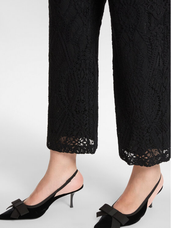 Elena Mirò Elena Mirò Pantaloni di tessuto P160P100386N033 Nero Regular Fit
