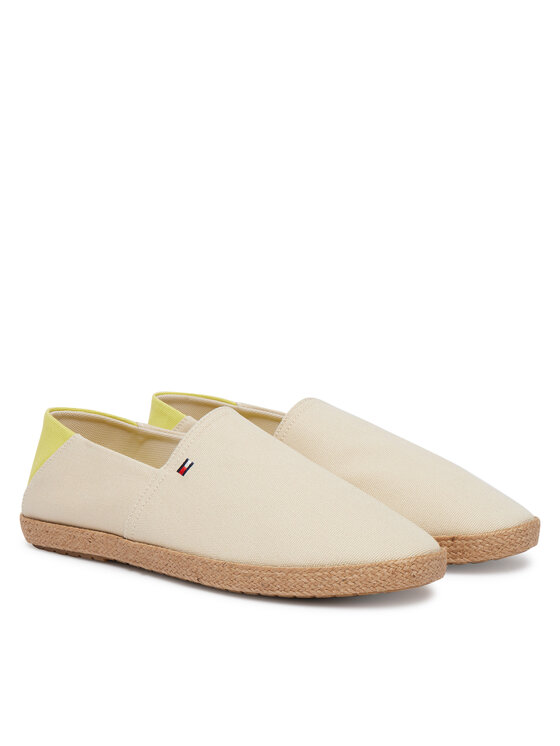 Tommy Hilfiger Tommy Hilfiger Espadrilles Core Hilfiger Espadrille Textile FM0FM05792 Bézs