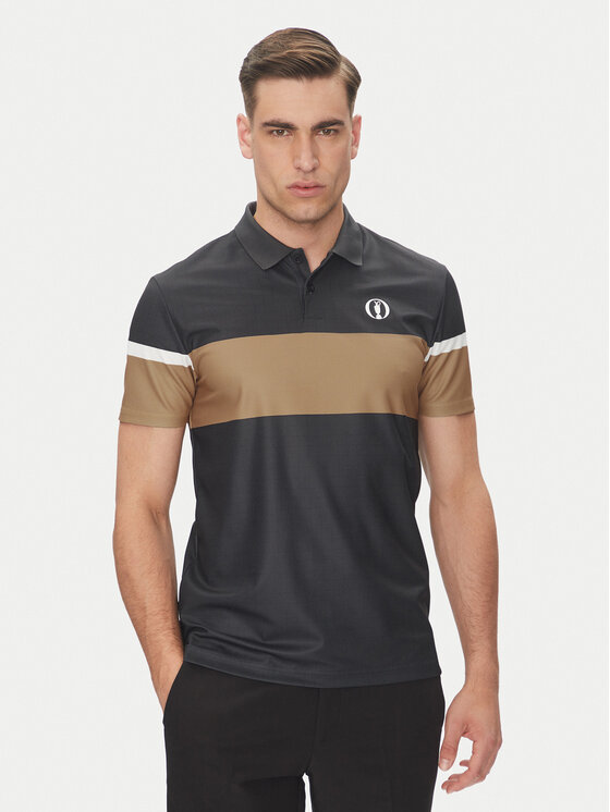 BOSS BOSS Polo majica Paddy The Open 25 50548813 Črna Regular Fit