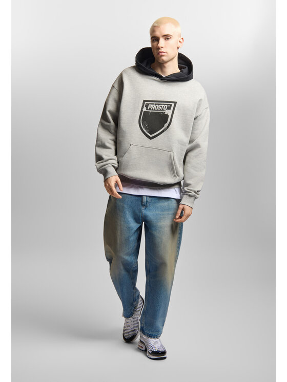 PROSTO. PROSTO. Bluza Splash Shield Szary Regular Fit