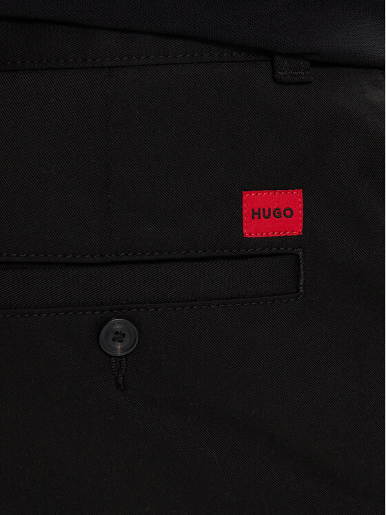 HUGO HUGO Szorty materiałowe Darik241 50505857 Czarny Regular Fit