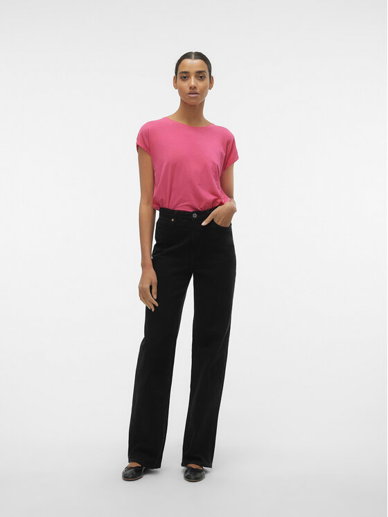 Vero Moda Vero Moda Тишърт Ava 10284468 Розов Regular Fit