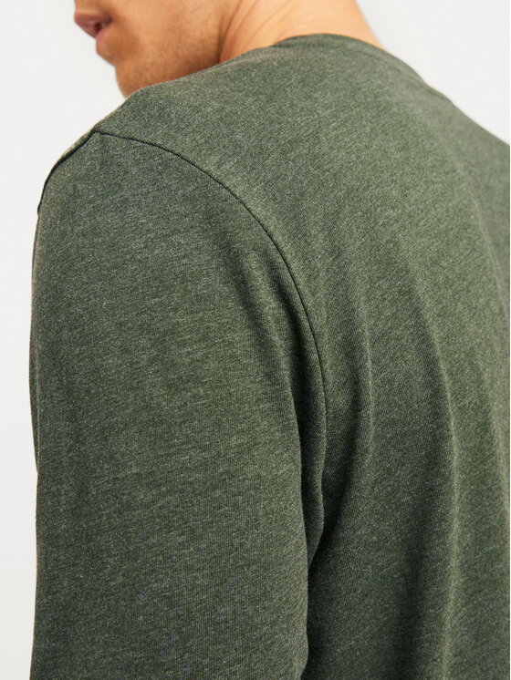 Jack&Jones Jack&Jones Majica dugih rukava Alvis 12259735 Zelena Standard Fit