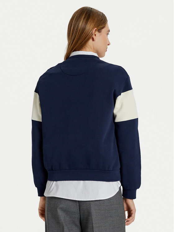Gant Gant Μπλούζα Color Blocked 4201254 Σκούρο μπλε Loose Fit