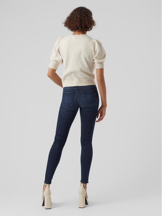 Vero Moda Vero Moda Sweter Doffy 10278313 Écru Regular Fit