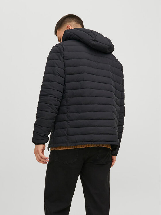 Jack & Jones Jack & Jones Demisezoninė striukė Recycle 12235898 Juoda Regular Fit