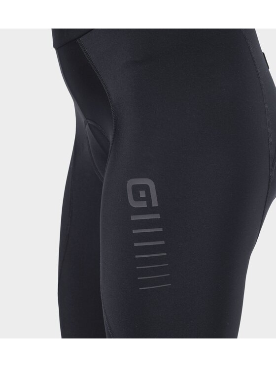 Alé Cycling Alé Cycling Spodnie outdoor Solid Essential Czarny Fitted Fit