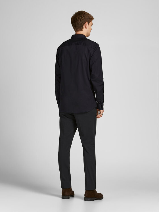 Jack & Jones Jack & Jones Cămașă 12201905 Negru Slim Fit