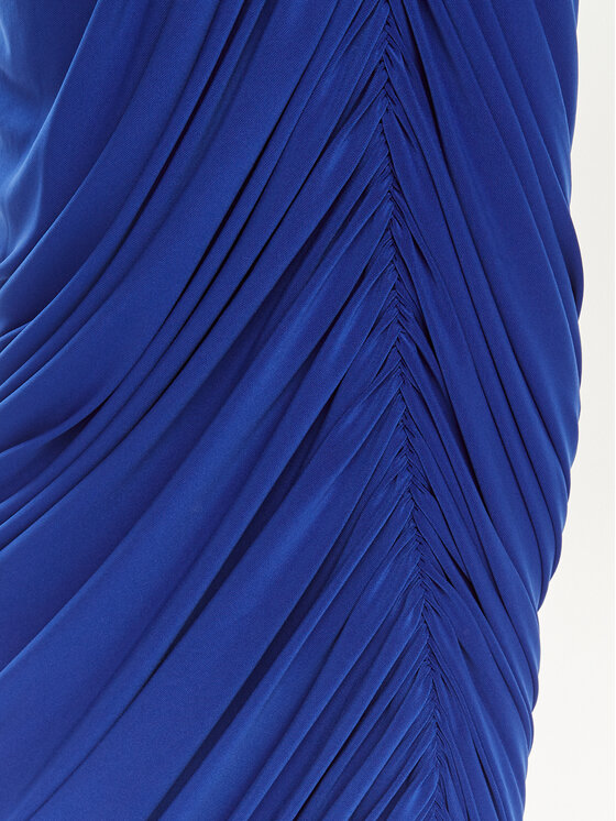 NORMA KAMALI NORMA KAMALI Coctailkleid KK1243PLD07805 Blau Slim Fit