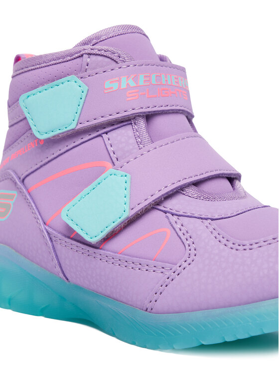 Lit'l Mon Star – The Nerve Skechers Cizme de zăpadă Illumi-Brights 319310N LVMT Violet