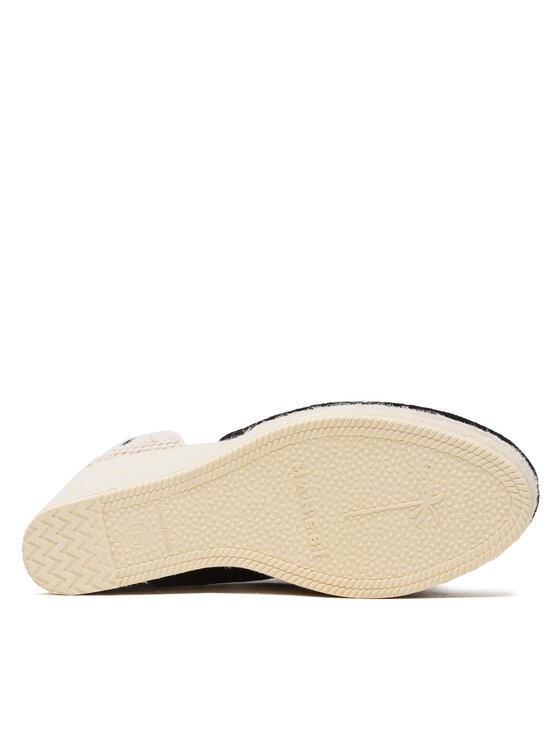 Manebi Manebi Espadrilles Wedge Espadrilles K 1.0 WV Fekete