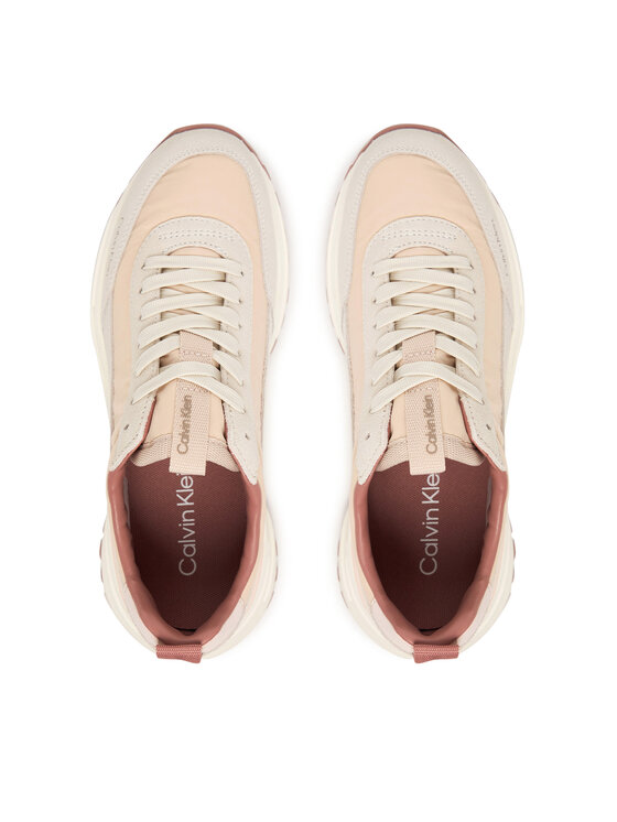 Calvin Klein Calvin Klein Sneakersy Hike Runner Mg Nylon Mix YW0YW02075 Różowy